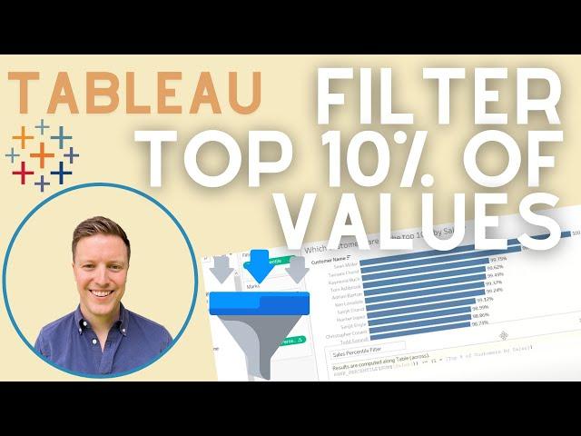 How to Filter to Top 10% of Values in Tableau