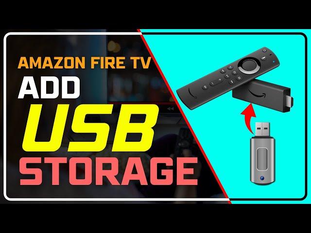 How to Add EXTERNAL USB STORAGE to Firestick | Increase Memory on Firestick 4K MAX (EASY METHOD) 