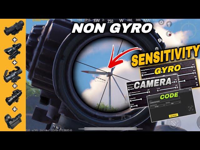 Best NON GYRO SENSITIVITY SETTINGS|| copy & used 