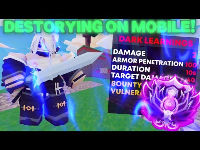 How I OBLITERATED RANKED LOBBIES ON MOBILE.. | Roblox BedWars