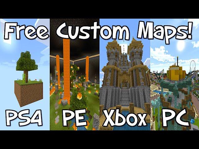 How to Get Custom Worlds On ALL Minecraft Bedrock Consoles! PS4/Xbox/Windows 10/PE (2021)