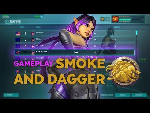 Skye - Smoke and Dagger Gameplay | Paladins 1.3 Ranked (Potato Aim)