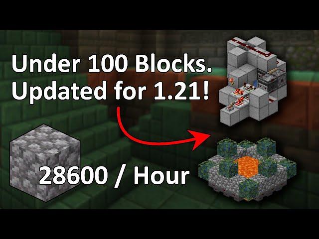 Fast Simple Auto Cobblestone for 1.21+