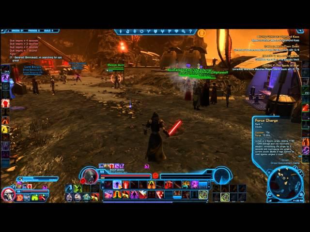 SWTOR Sith Juggernaut (Level 55) vs (Level 55) Operative Dueling