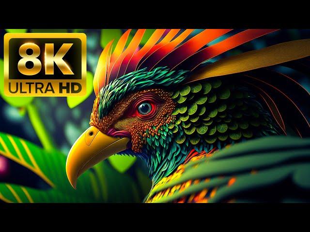 8K HDR 60fps Dolby Vision with Animal Sounds (Colorfully Dynamic)