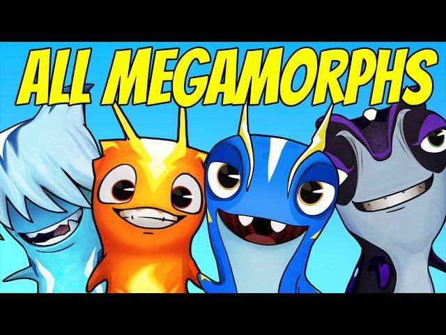 Slugterra Slug it Out ! #95 | ALL MEGAMORPHS - FLATULORHINKUS, INFURNUS, FROSTCRAWLER & TAZERLING