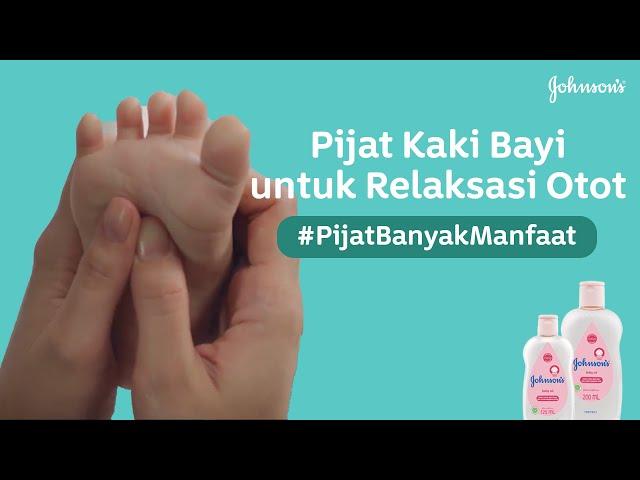 Pijat Kaki Bayi untuk Relaksasi Otot JOHNSON'S® Baby Oil