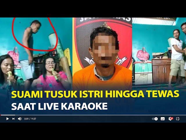 Kronologi Suami Tusuk Istri Hingga Tewas Saat Live Karaoke di Sumut, Cemburu Dengan Mantan Suami