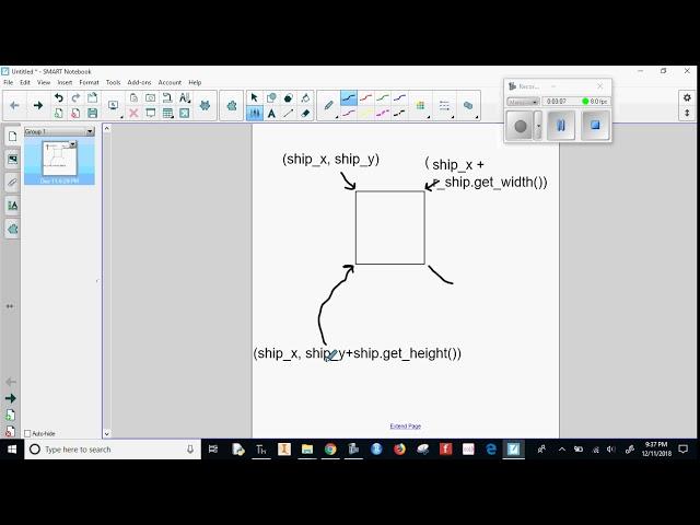 pygame video 25 Making sure the Ship can Hit on All Sides