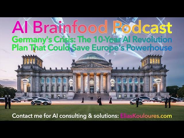 Germany's Economic Crisis: The 10-Year AI Revolution Plan That Could Save Europe's Powerhouse