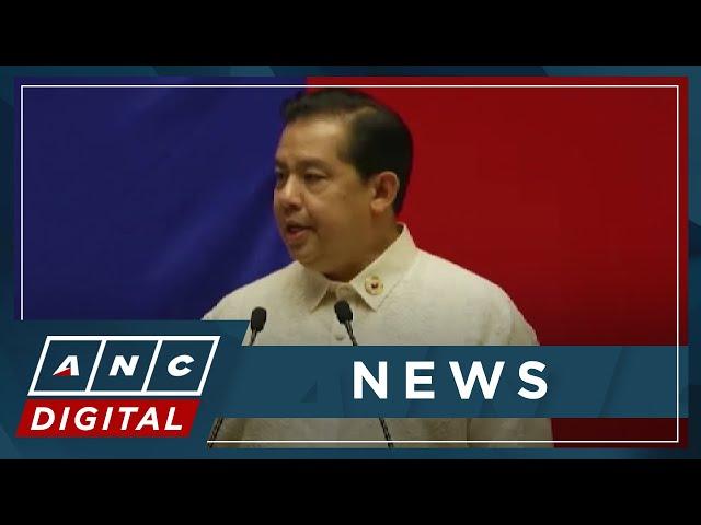 WATCH: PH House Speaker Martin Romualdez delivers address to open third regular session | ANC