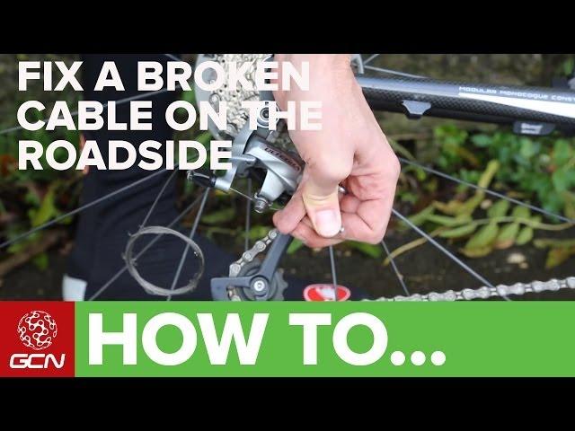 How To Fix A Broken Gear Cable On Your Bicycle - GCN's Roadside Maintenance Series