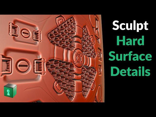 Blender Secrets - Placing Hard Surface Details in Sculpt Mode