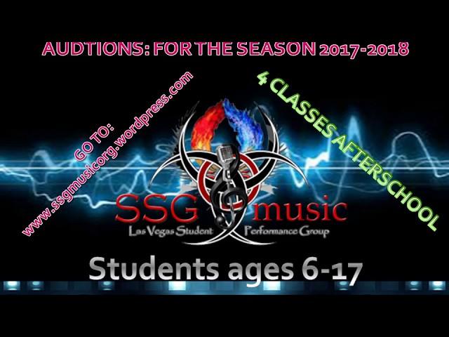 AUDITION 2017- 2018 SSG MUSIC