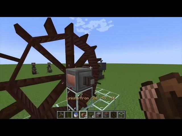 Immersive Engineering: Water wheel (How to Setup)