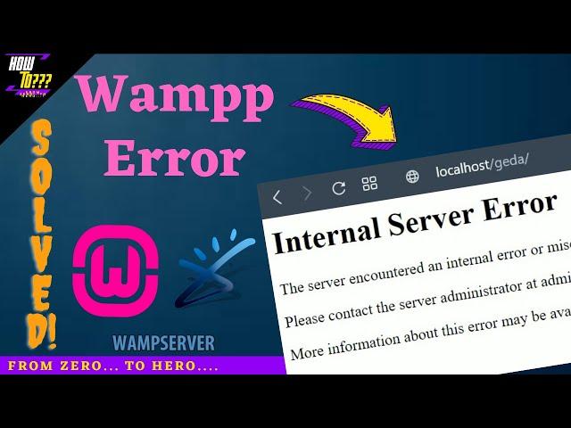 How To Solve " Wamp Internal Server Error " || በአማርኛ!