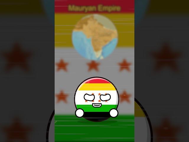 The Largest Empires in History #countryballs