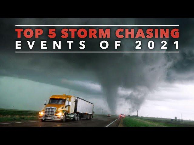 TOP 5 Storm Chasing Events of 2021 - Tornado & Hurricane Season Highlights