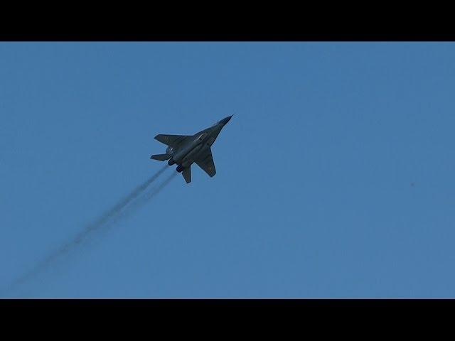 ILA 2014: MiG-29 Polish Airforce - Amazing Display + low pass at Berlin Air Show