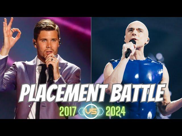 Eurovision:Placement Battle - 2017 vs 2024