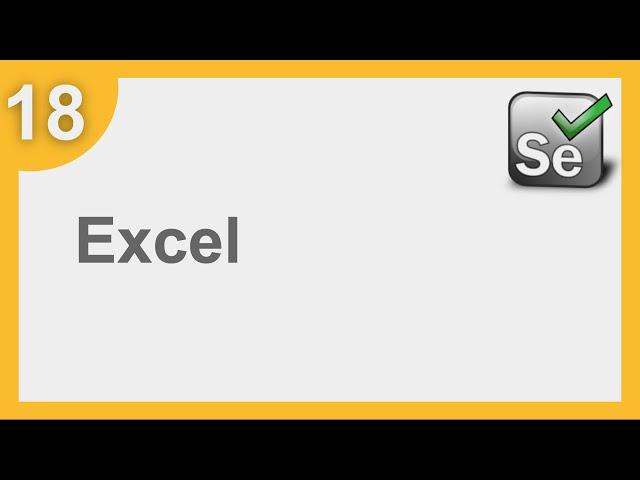 Selenium Framework for Beginners 18 | How to use Excel for getting data in Selenium Java Framework