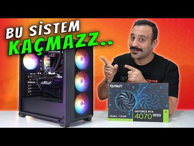 EFSANE FİYATA RTX 4070 SUPER ve 32GB DDR5 SİSTEM TOPLAMA 