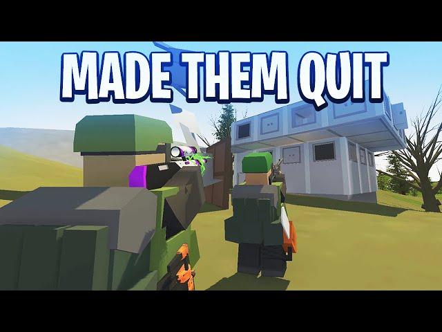 2v5 BASE RAID made them QUIT the Server | Unturned PVP Survival