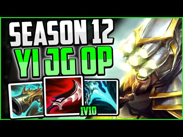 How to Play LETHALITY Master Yi Jungle & CARRY for Beginners | Master Yi Jungle Guide Season 12
