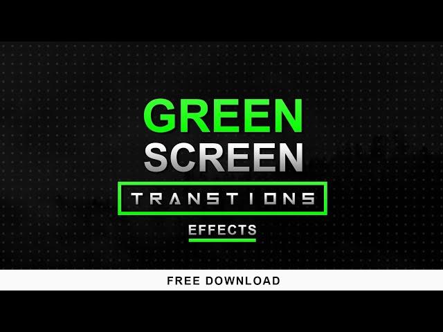 Top 10 Stinger Transitions Green Screen | Transition Effects Template