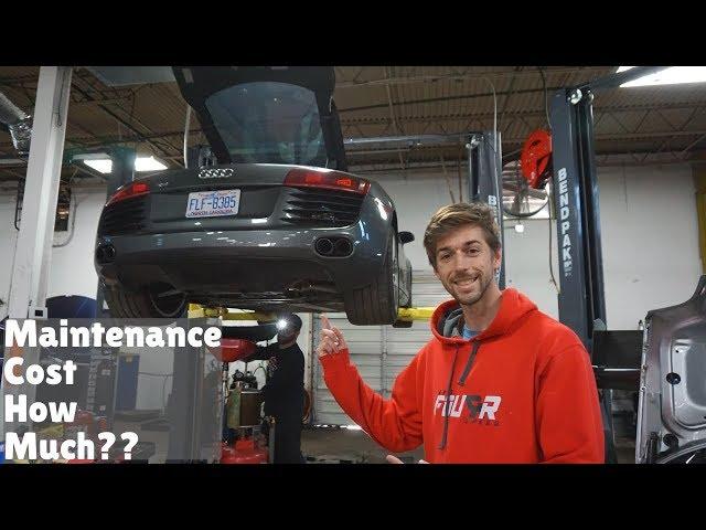 Audi R8 Gets Its SECOND Maintenance BILL!! | Taking DAD McLaren Shopping!