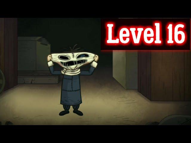 Troll Face Quest Horror 2 Level 16 Solution hint walkthrough