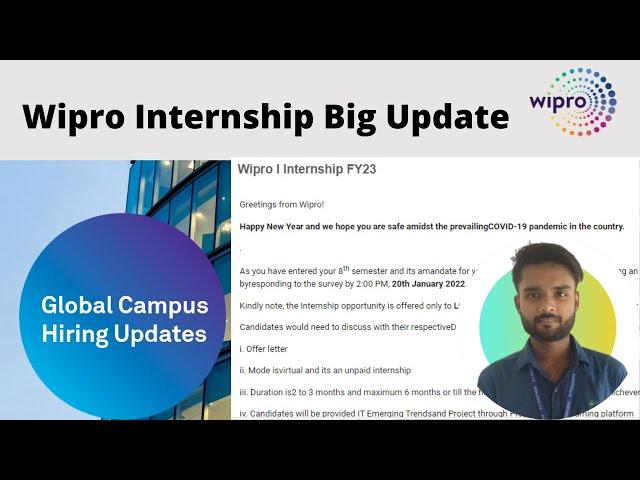 Wipro  Internship FY22 || Should I do or not?