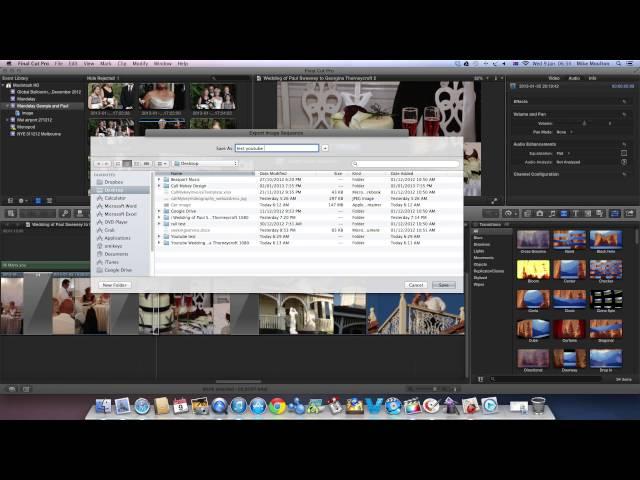 FCPX How to export save image freeze frame as jpeg Final Cut Pro X