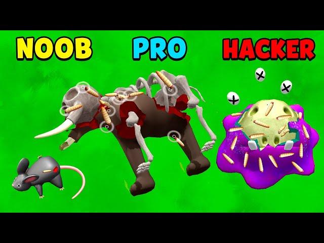 NOOB vs PRO vs HACKER - Idle Maggots