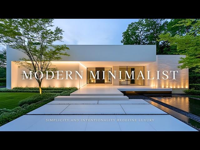 Whispers of Luxury: The Subtle Power of Modern House Minimalist Design