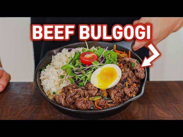 How a Korean Chef Makes Beef BULGOGI in 15 Minutes!