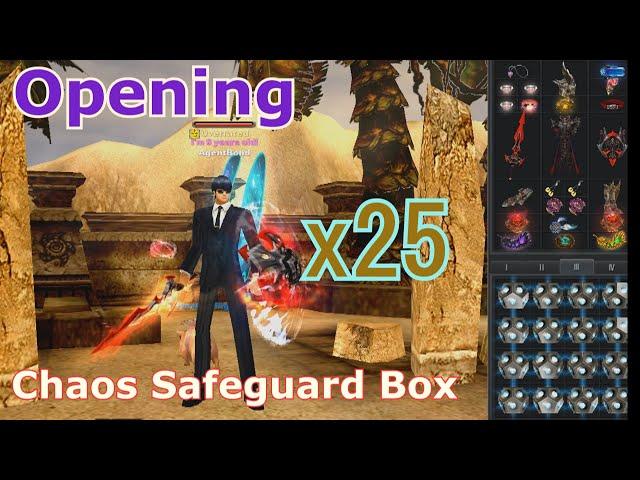 Cabal Online EU 2021 Venus - Opening x25 Chaos Safeguard Box !!!