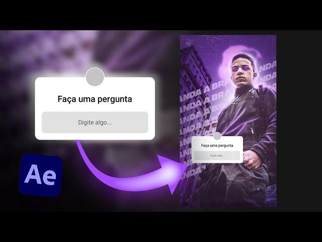 Como fazer STORIES ANIMADOS (Caixinha de perguntas) no AFTER EFFECTS