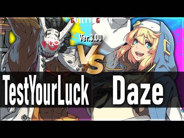 GGST ▶ Nagoriyuki (TestYourLuck) vs Bridget (let's daze) | Guilty Gear Strive