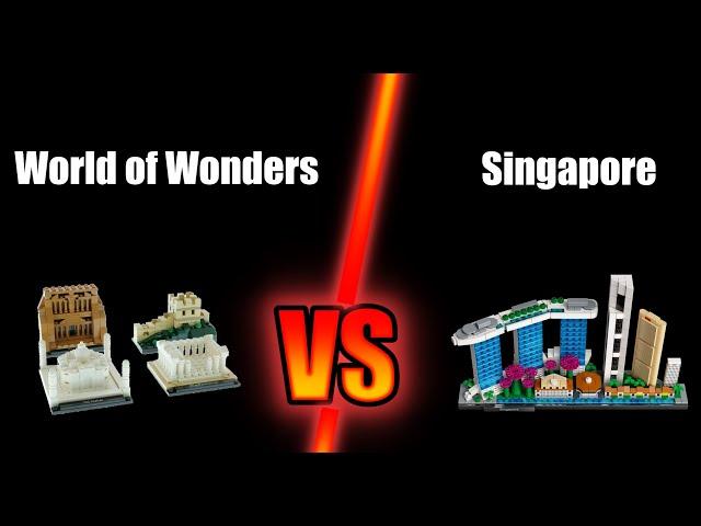 Lego Architecture World of Wonders VS Singapore