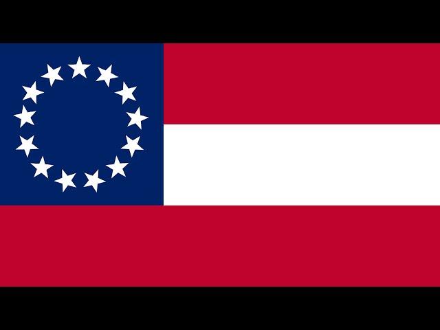 Confederate States of America Flag Animation