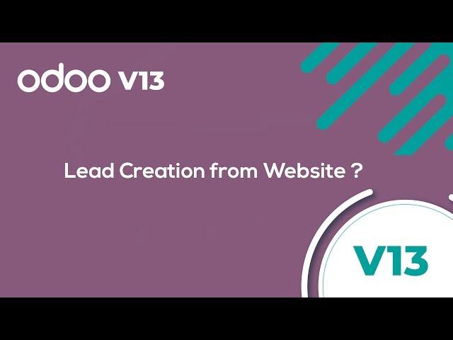 How to create a lead from odoo website?