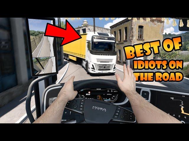 BEST OF Idiots on the road - ETS2MP - Ep. 100-110 | Tony 747 - Best moments + REAL Hands