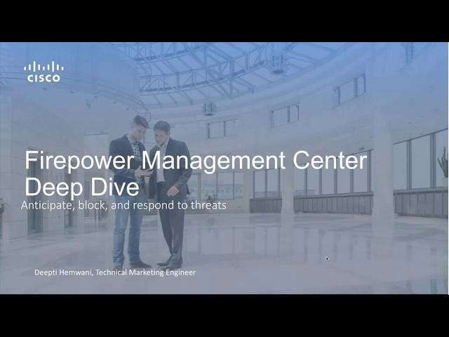 Firepower Management Center Overview