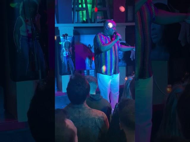 Donovan Marcelle performing "Typical male" at Tina Legacy fan party in Cologne 2023