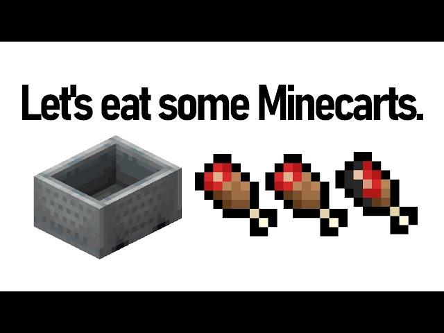 Mojang sneaks in the best EATING UPDATE ever.