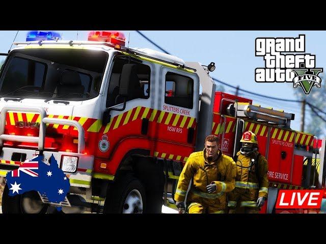 GTA 5 - Emergency 000 - NSW RFS Cat 1 Tanker - Paleto Bay Fire Patrol