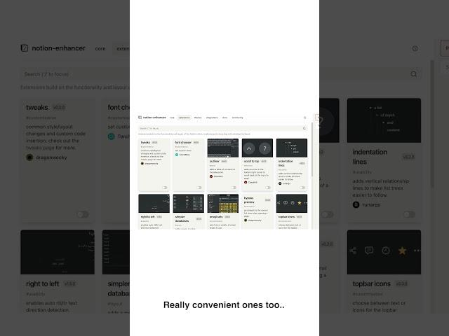 Exploring the Notion Enhancer Plugin!   #productivityhacks #tutorial #notion #workflowoptimization