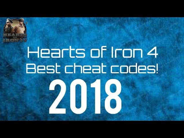 Hearts of Iron 4 | Best cheat codes!