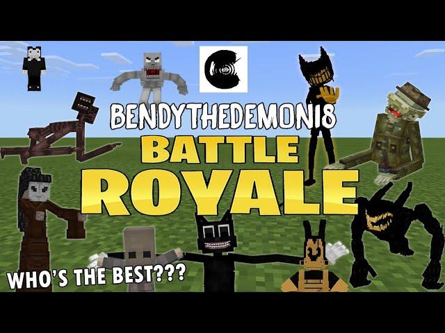 Little Nightmares VS Cartoon Cat & Siren Head VS Bendy VS SCP 096 V3 [Minecraft PE] Bendythedemon18